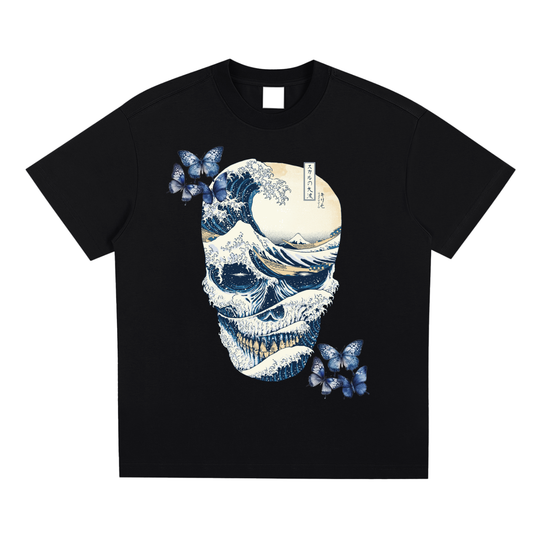 Blue Water Skull T-Shirt